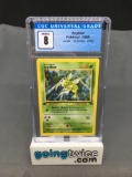 CGC Graded 1999 Pokemon Jungle 1st Edition #26 SCYTHER Trading Card - NM-MT 8