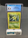 CGC Graded 1999 Pokemon Jungle 1st Edition #26 SCYTHER Trading Card - NM-MT+ 8.5