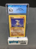 CGC Graded 1999 Pokemon Jungle 1st Edition #50 CUBONE Trading Card - NM-MT+ 8.5