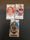 3 Card Lot of Vintage 1969-70 Topps Basketball Cards from Huge Estate Collection