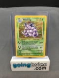 1999 Pokemon Base Set #11 NIDOKING Holofoil Rare Trading Card from Consignor - Binder Set Break!