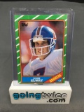 1986 Topps #112 JOHN ELWAY Broncos Vintage Football Card