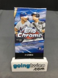 Factory Sealed 2020 TOPPS CHROME Baseball 4 Card Pack - Kyle Lewis, Luis Robert, Bo Bichette RC?