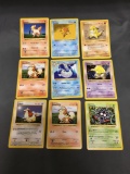 9 Card Lot of Shadowless Pokemon Cards from Consignor Collection - Binder Set Break!