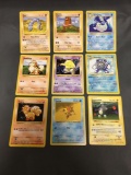 9 Card Lot of Shadowless Pokemon Cards from Consignor Collection - Binder Set Break!