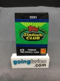 Factory Sealed 1991 Topps STADIUM CLUB Football 12 Card Hobby Pack - BRETT FAVRE ROOKIE?