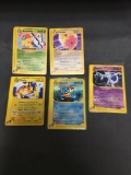 5 Card Lot of Vintage Pokemon EXPEDITION Rare Trading Card from Consignor Collection ++