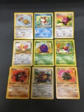 9 Card Lot of Vintage 1st Edition Pokemon Trading Card from Consignor Collection - Binder Set Break!