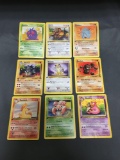 9 Card Lot of Vintage 1st Edition Pokemon Trading Card from Consignor Collection - Binder Set Break!