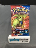 Factory Sealed Pokemon Sword & Shield BATTLE STYLES 10 Card Booster Pack