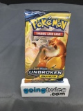 Factory Sealed Pokemon Sun & Moon UNBROKEN BONDS 10 Card Booster Pack