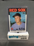 1986 Topps Baseball #661 ROGER CLEMENS Red Sox Trading Card from Huge Collection