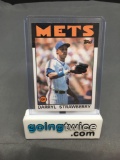 1986 Topps Baseball #80 DARRYL STRAWBERRY Mets Trading Card from Huge Collection