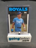 1986 Topps Baseball #300 GEORGE BRETT Royals Trading Card from Huge Collection