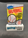 Factory Sealed 1989 FLEER Baseball 15 Card Pack & 1 Sticker - Ken Griffey Jr. RC?