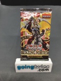 Factory Sealed Yu-Gi-Oh! Yugioh BLAZING VORTEX 9 Card Booster Pack