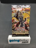 Factory Sealed Yu-Gi-Oh! Yugioh BLAZING VORTEX 9 Card Booster Pack