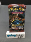 Factory Sealed Pokemon Sun & Moon CRIMSON INVASION 10 Card Booster Pack