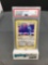 PSA Graded 1999 Pokemon Base Set 1st Edition Shadowless #18 DRAGONAIR Rare Trading Card - NM+ 7.5