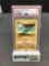 PSA Graded 1999 Pokemon Base Set 1st Edition Shadowless #52 MACHOP Trading Card - NM 7