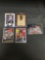 5 Card Lot of DEREK JETER New York Yankees Baseball Cards from Huge Collection