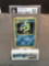 BGS Graded 1999 Pokemon Base Set Unlimited #6 GYARADOS Holofoil Rare Trading Card - NM-MT+ 8.5
