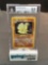 BGS Graded 1999 Pokemon Base Set Unlimited #12 NINETALES Holofoil Rare Trading Card - NM-MT+ 8.5
