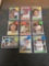 9 Card Lot of 1966 Topps Vintage Baseball Cards from Huge Estate Collection