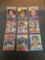 9 Card Lot of 1964-1965 Topps Vintage Baseball Cards from Huge Estate Collection