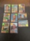 9 Card Lot of 1968 Topps Vintage Baseball Cards from Huge Estate Collection