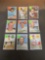 9 Card Lot of 1968-1969 Topps Vintage Baseball Cards from Huge Estate Collection