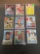 9 Card Lot of 1967 Topps Vintage Baseball Cards from Huge Estate Collection