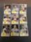 9 Card Lot of 1963 Fleer Vintage Baseball Cards from Nice Collection