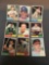 9 Card Lot of 1961 Topps Vintage Baseball Cards from Nice Collection