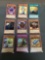 9 Card Lot of Gold Symbol 1st Edition YUGIOH Card - Mostly Older Sets - From Huge Collection Find!