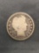1892 United States Barber Silver Quarter - 90% Silver Coin from Estate