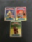 Lot of 3 1985 GARBAGE PAIL KIDS Series 1 Trading Card from Estate Collection