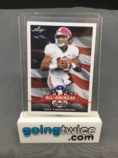 2020 Leaf Draft All-American #62 TUA TAGOVAILOA Dolphins ROOKIE Football Card