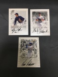3 Card Lot Hand Signed Autographed Baseball Cards - Mark Eichhorn, Mark Petkovsek, Kevin Robertson