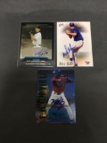 3 Card Lot Hand Signed Autographed Baseball Cards - Shingo Takatsu, Mike Maurer, Nathan Haynes