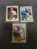 3 Card Lot Hand Signed Autographed Baseball Cards - Dusty Baker, Mike Scioscia, Brian Holman
