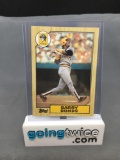 1987 Topps Baseball #320 BARRY BONDS Pirates Rookie Trading Card