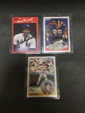 3 Card Lot Hand Signed Autographed Sports Cards - Art Howe, Mark Bavaro, Dave Winfield