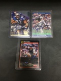 3 Card Lot Hand Signed Autographed Sports Cards - Kevin Mawae, Joe Nash, Dave Valle