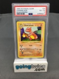 PSA Graded 1999 Pokemon Base Set Shadowless #24 CHARMELEON Trading Card - VG-EX 4