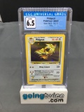 CGC Graded 2000 Pokemon Base 2 Set #14 PIDGEOT Holofoil Rare Trading Card - EX-NM+ 6.5