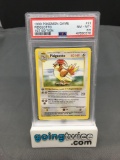 PSA Graded 1999 Pokemon Base Set 1st Edition Shadowless #22 PIDGEOTTO Trading Card - NM-MT+ 8.5