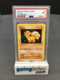 PSA Graded 1999 Pokemon Base Set 1st Edition Shadowless #68 VULPIX Trading Card - MINT 9