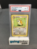 PSA Graded 1999 Pokemon Base Set 1st Edition Shadowless #40 RATICATE Trading Card - NM-MT 8