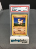 PSA Graded 1999 Pokemon Base Set 1st Edition Shadowless #60 PONYTA Trading Card - MINT 9